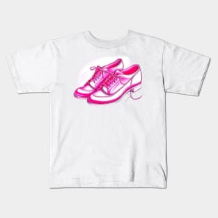 Shoes raspberry sorbet Kids T-Shirt